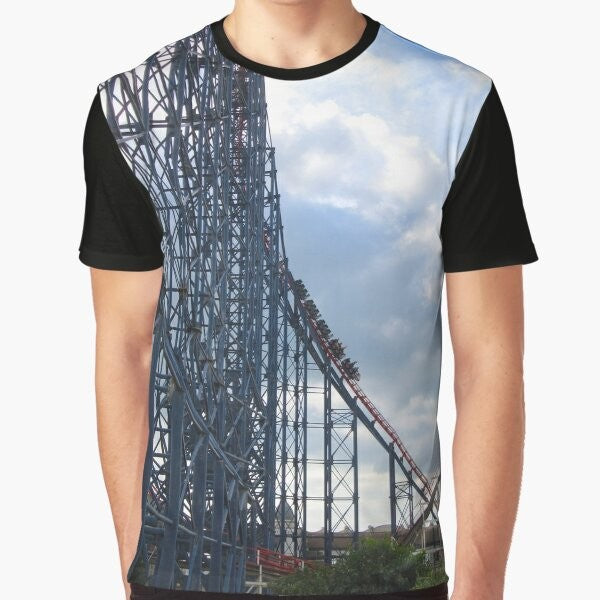 Blackpool Pepsi Max Roller Coaster Graphic T-Shirt