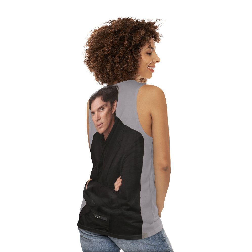 Cillian Murphy Unisex Tank Top - women back