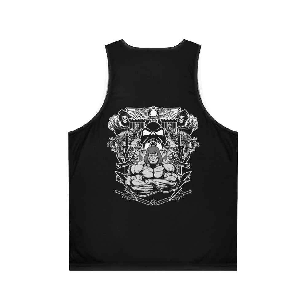 Retro He-Man Unisex Tank Top - Back