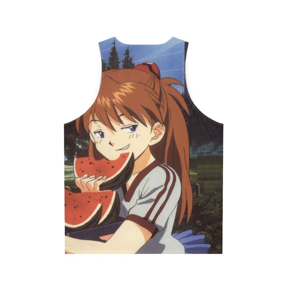 Smug Anime Unisex Tank Top - Back