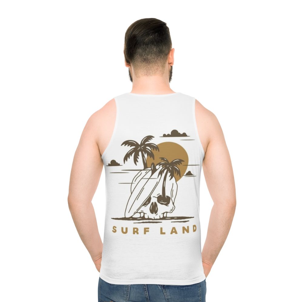 Surf the Nature - Unisex Tank Top for Outdoor Adventurers - men back