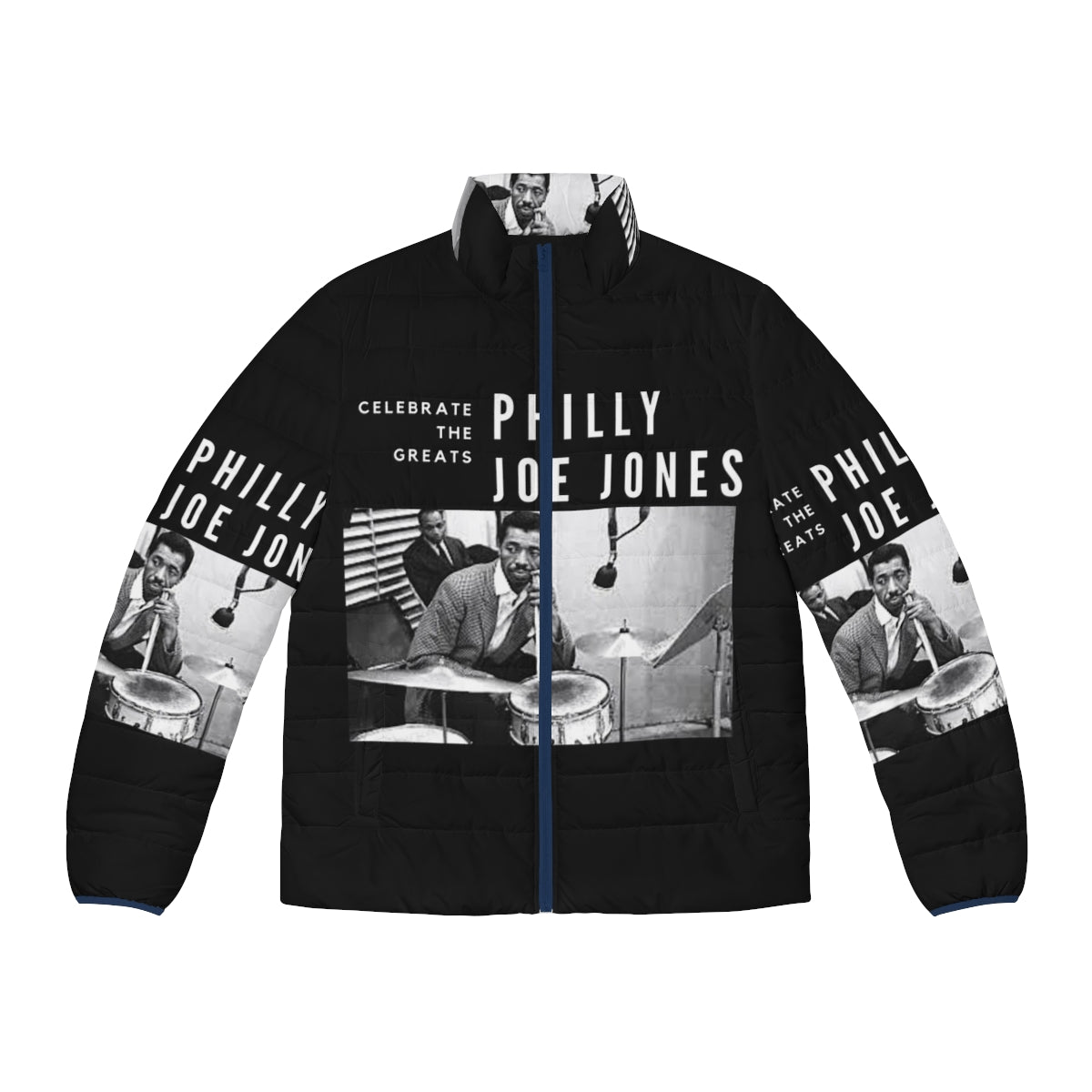 Philly Joe Jones - Legendary Jazz Drummer Puffer Jacket