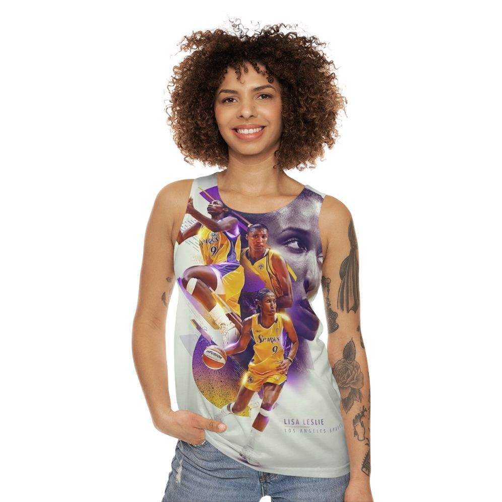 Lisa Leslie Unisex Basketball Tank Top - women