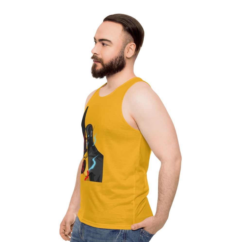 Superhero Antiflash Zoom Unisex Tank Top - men side