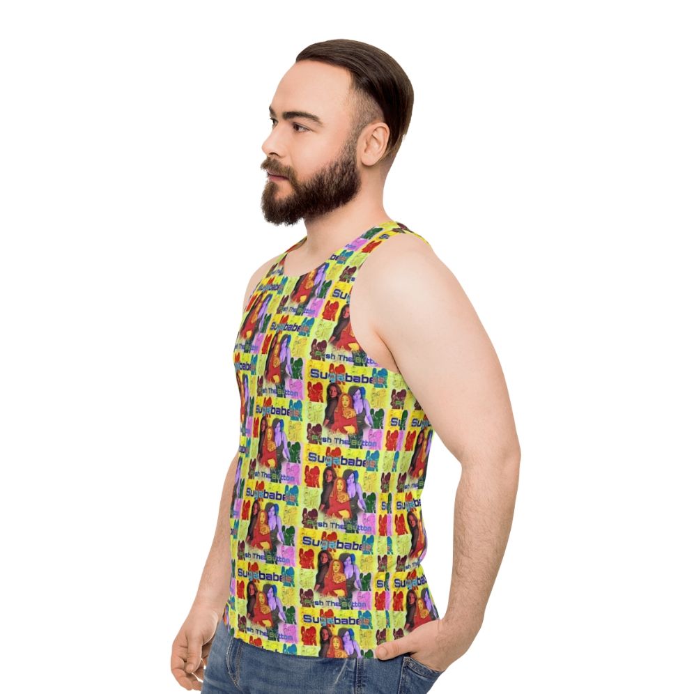 Sugababes 'Push The Button' Unisex Tank Top - men side