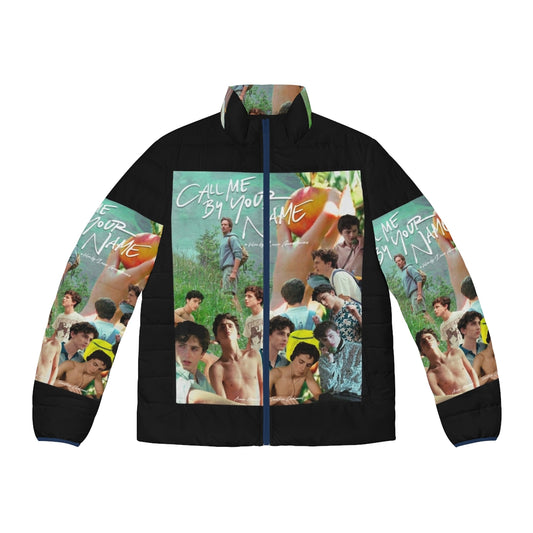 "Call Me By Your Name" Exclusive Puffer Jacket featuring Elio and Oliver