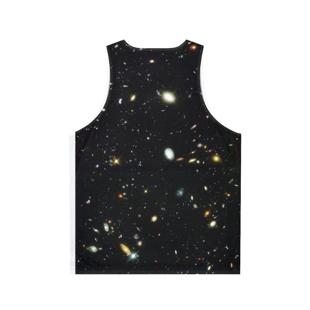 Hubble Deep Field galaxy and stars unisex tank top - Back