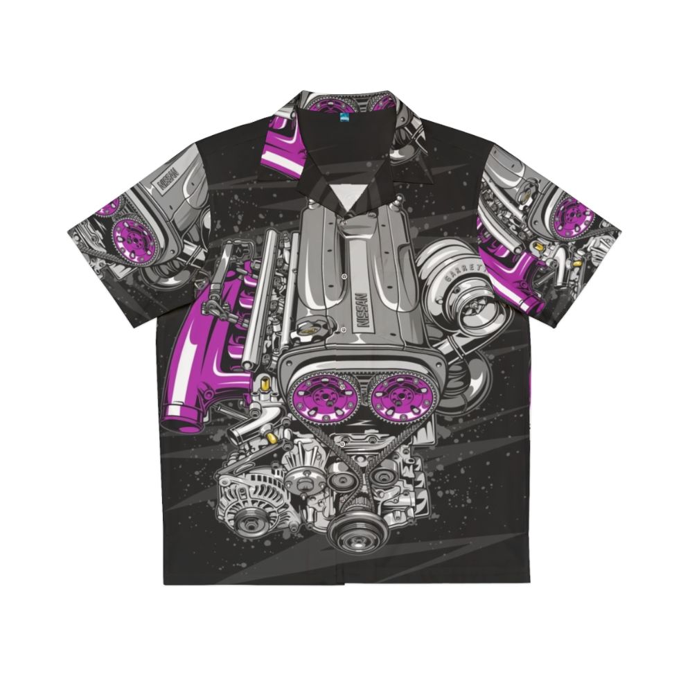 Nissan RB26 Engine Hawaiian Shirt