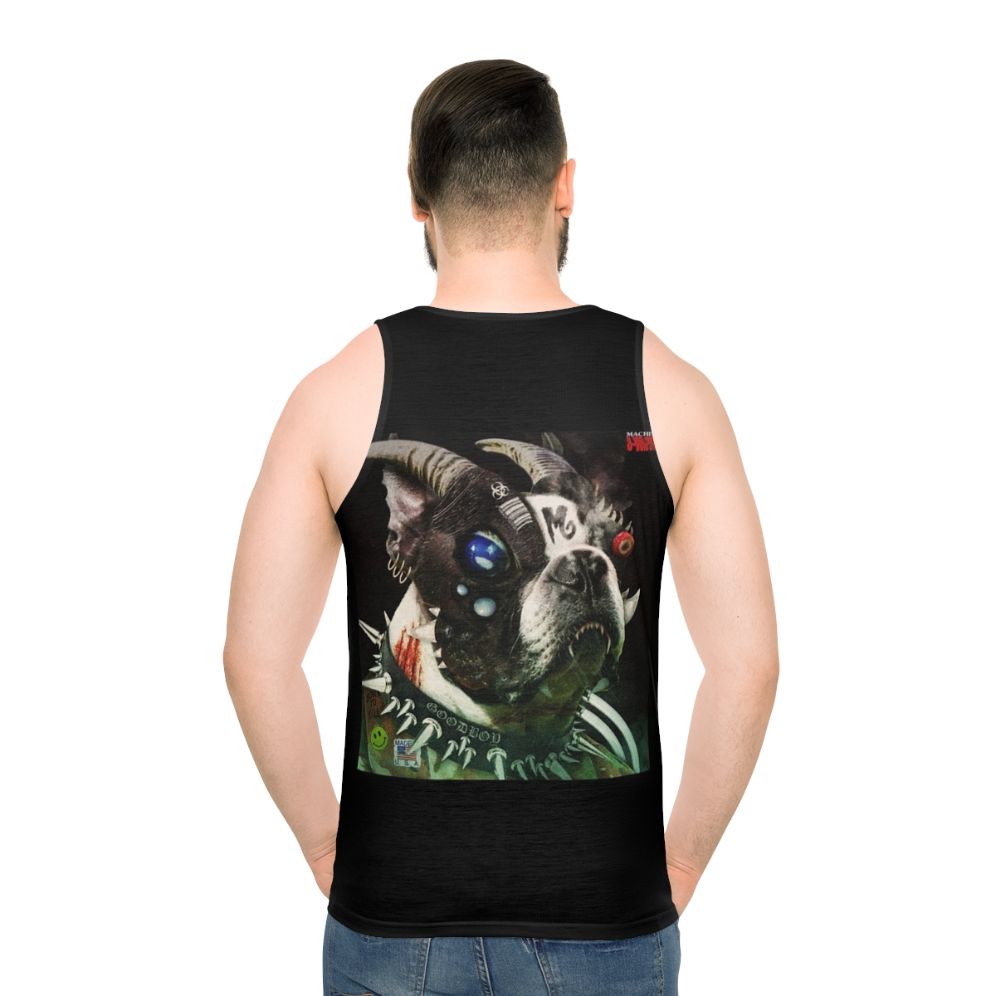 Machine Girl U Void Synthesizer Unisex Tank Top - men back