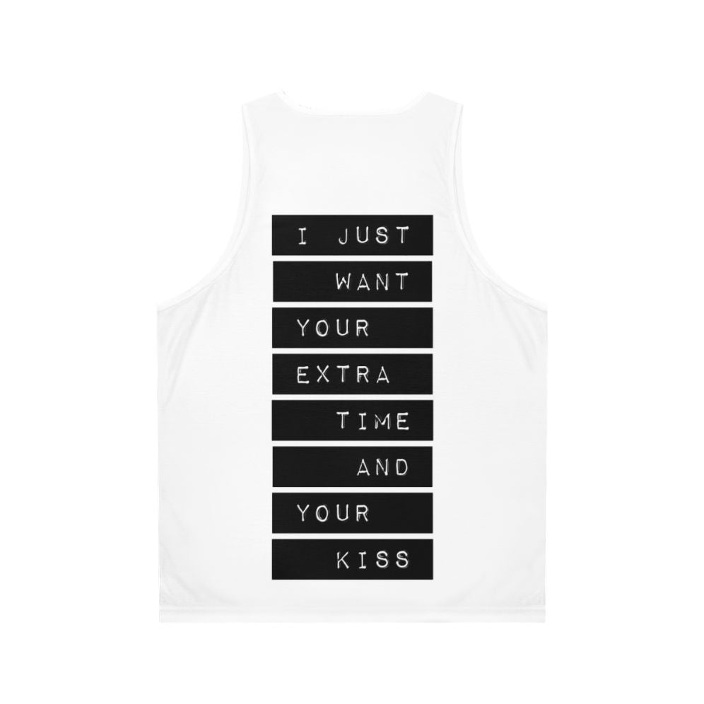 Unisex prince inspired 80s 90s music tank top - Back