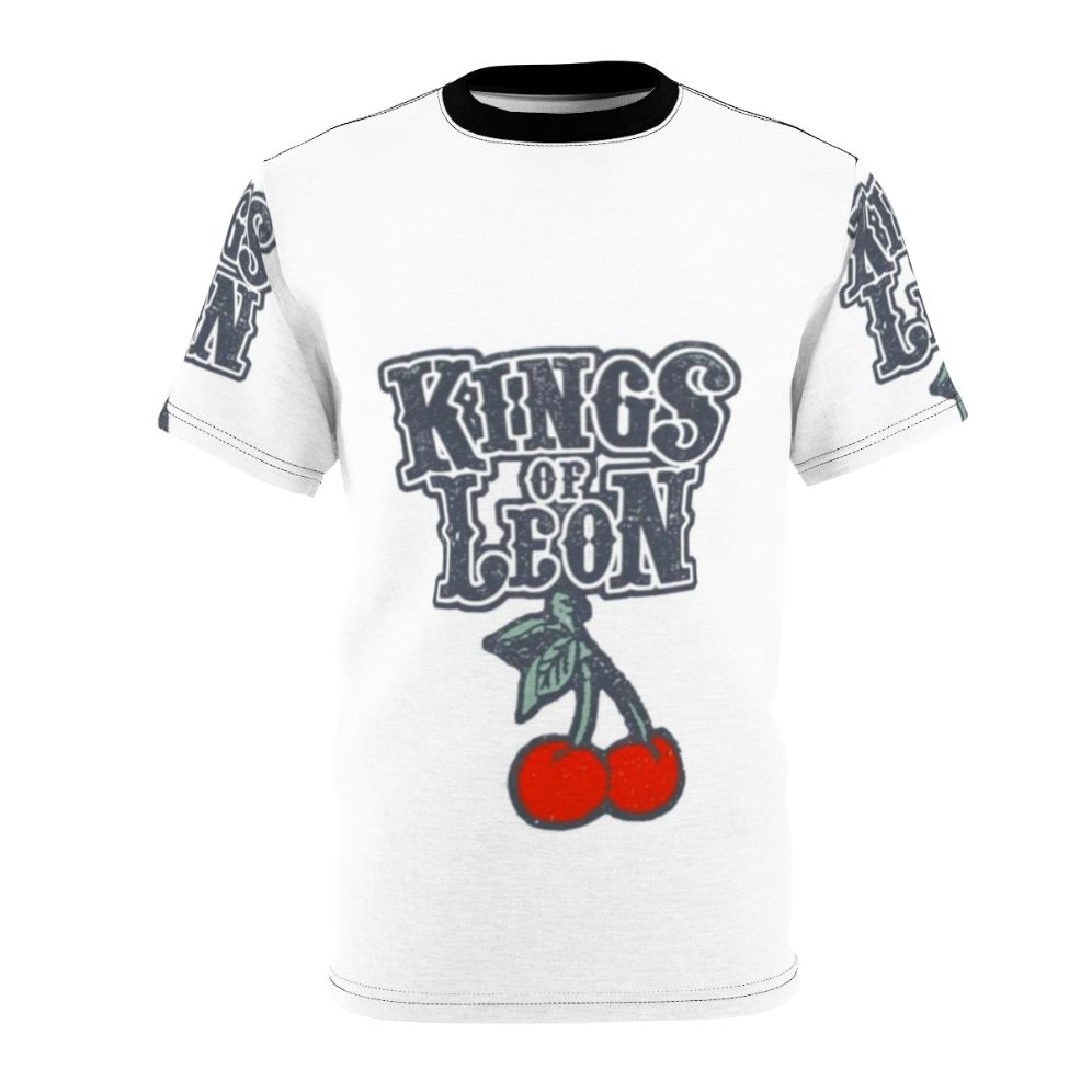 Stylish t-shirt featuring the iconic Kings of Leon logo and artwork, perfect for music fans.