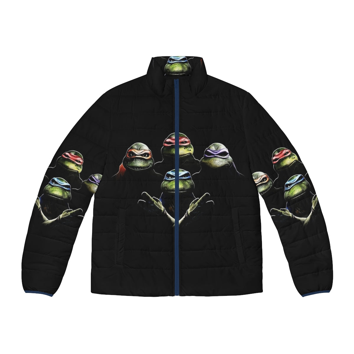 Queen Ninja Turtles TMNT Puffer Jacket featuring stylish teenage mutant turtle design