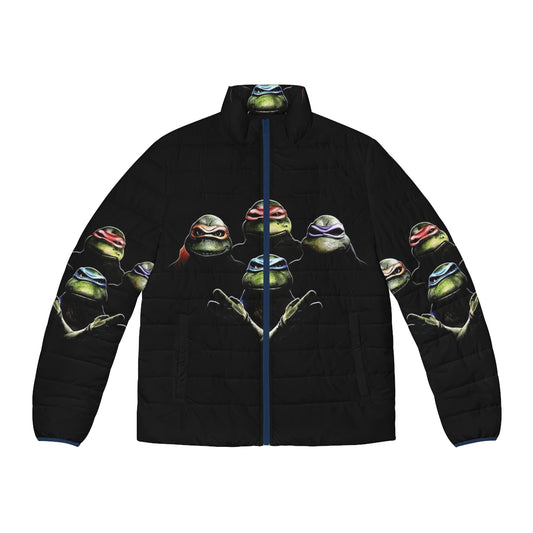 Queen Ninja Turtles TMNT Puffer Jacket featuring stylish teenage mutant turtle design