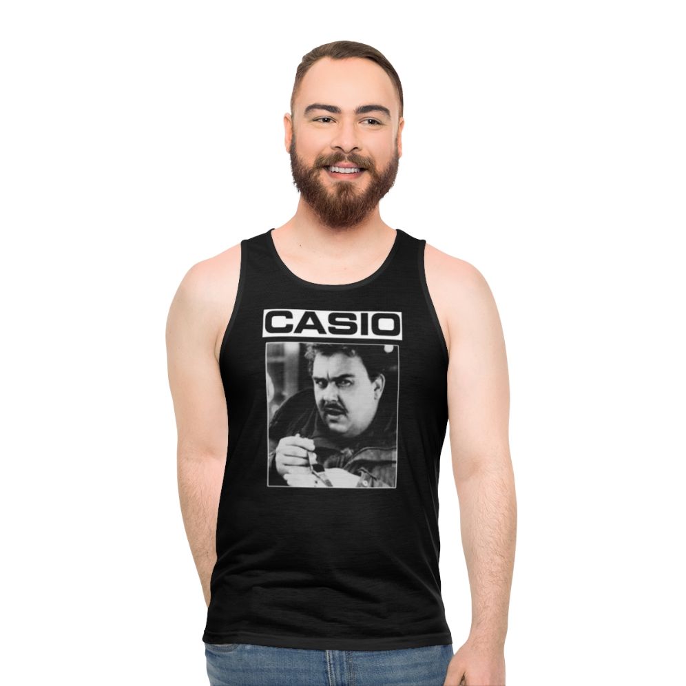 Retro John Candy Casio Unisex Tank Top - men