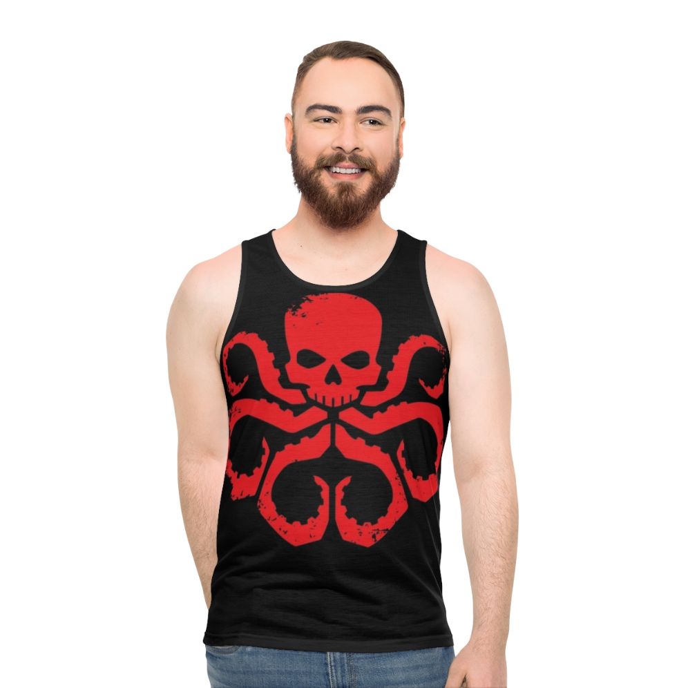 Hydra Badge Red Unisex Marvel Superhero Tank Top - men