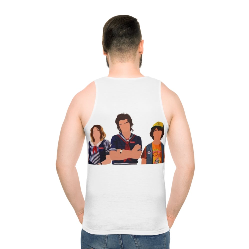 Scoops Ahoy Stranger Things Unisex Tank Top - men back