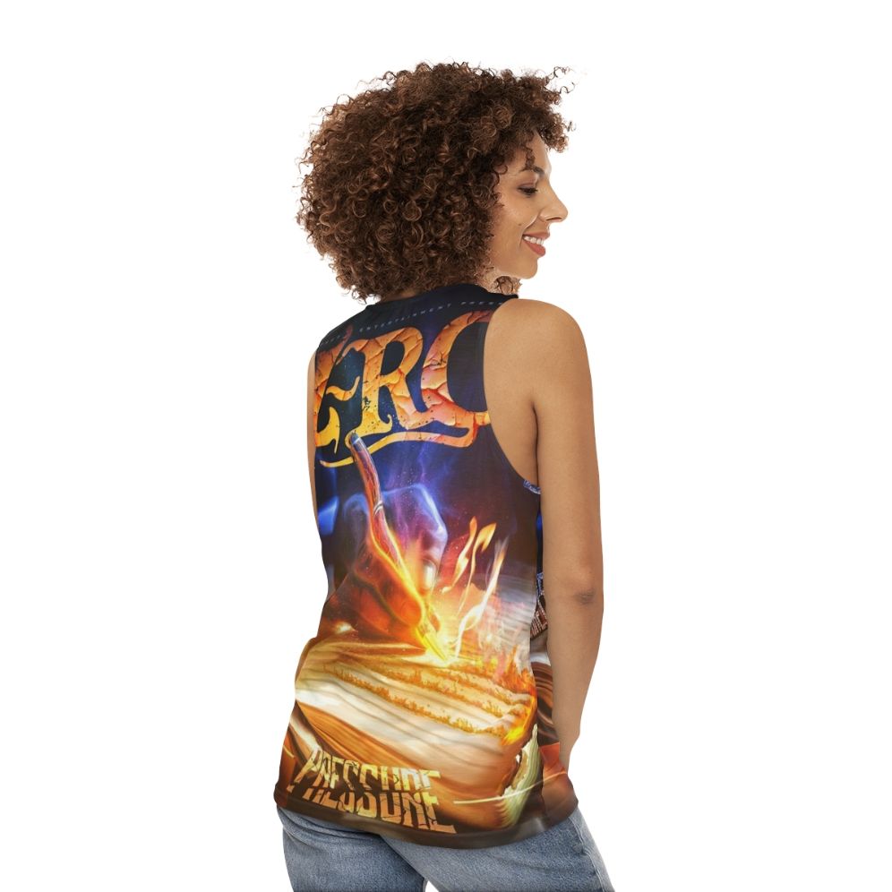 Pressure by Z Ro Unisex Tank Top - women back