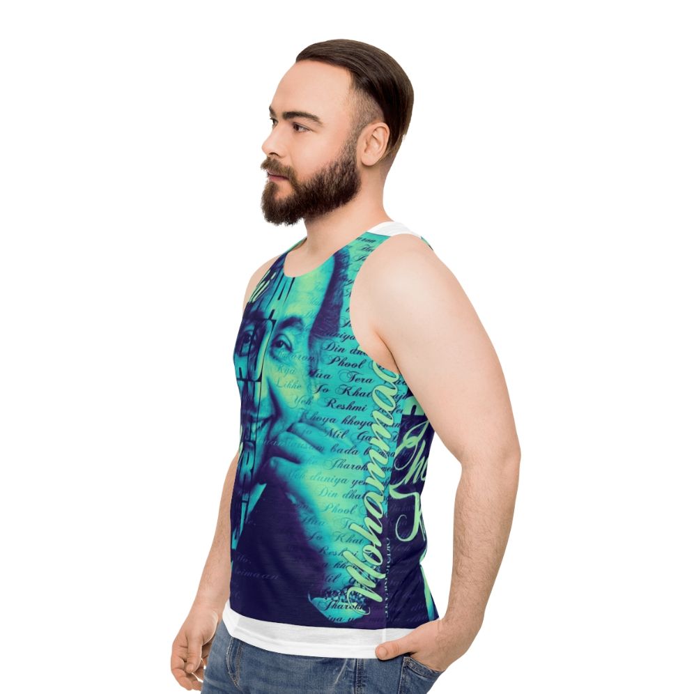 Mohd Rafi Art Unisex Tank Top - men side