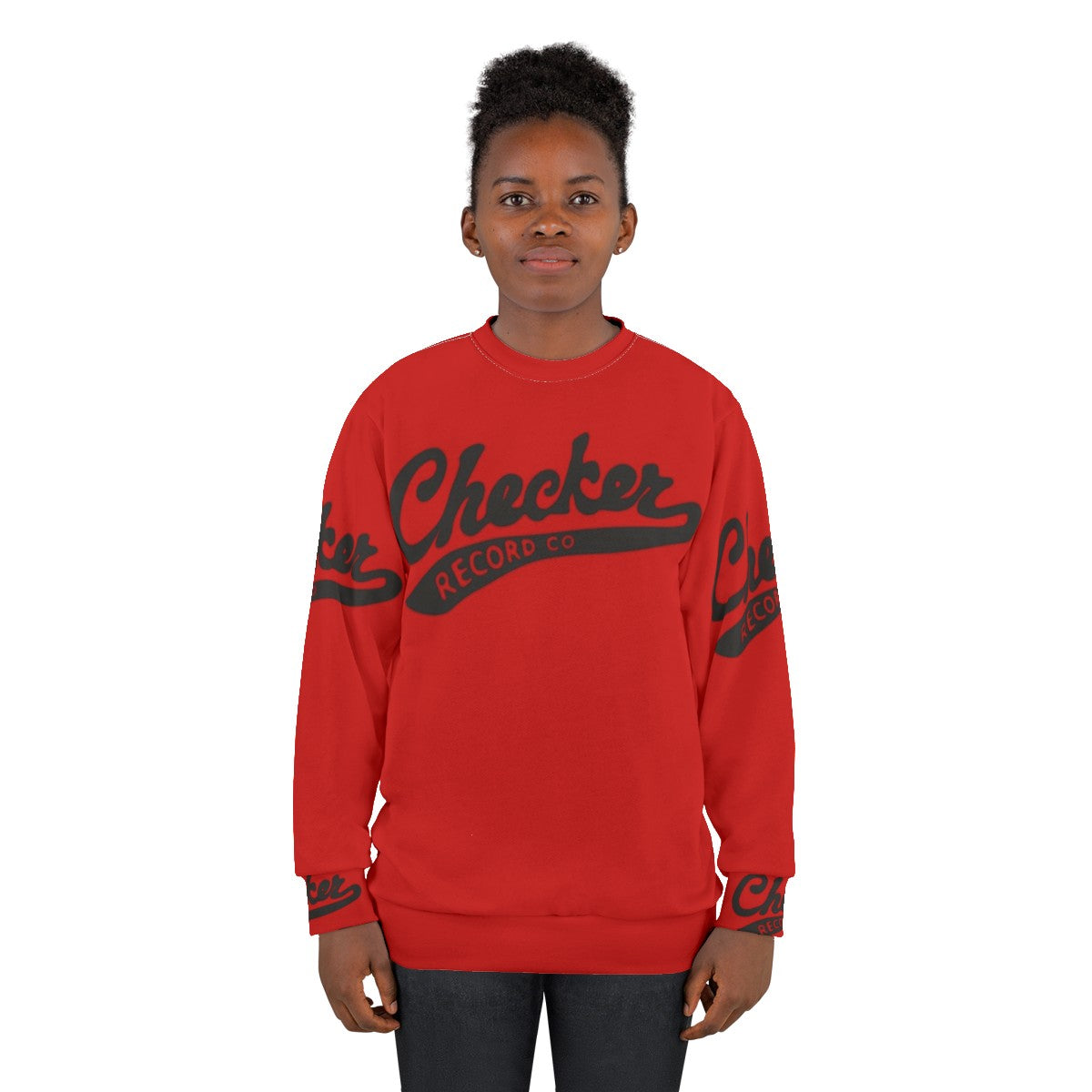 Checker Records vintage style music sweatshirt - women