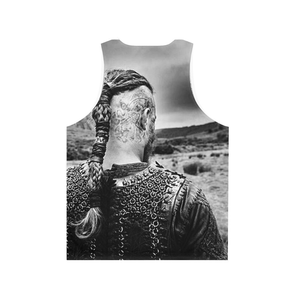 Ragnar Lothbrok Unisex Tank Top - Back