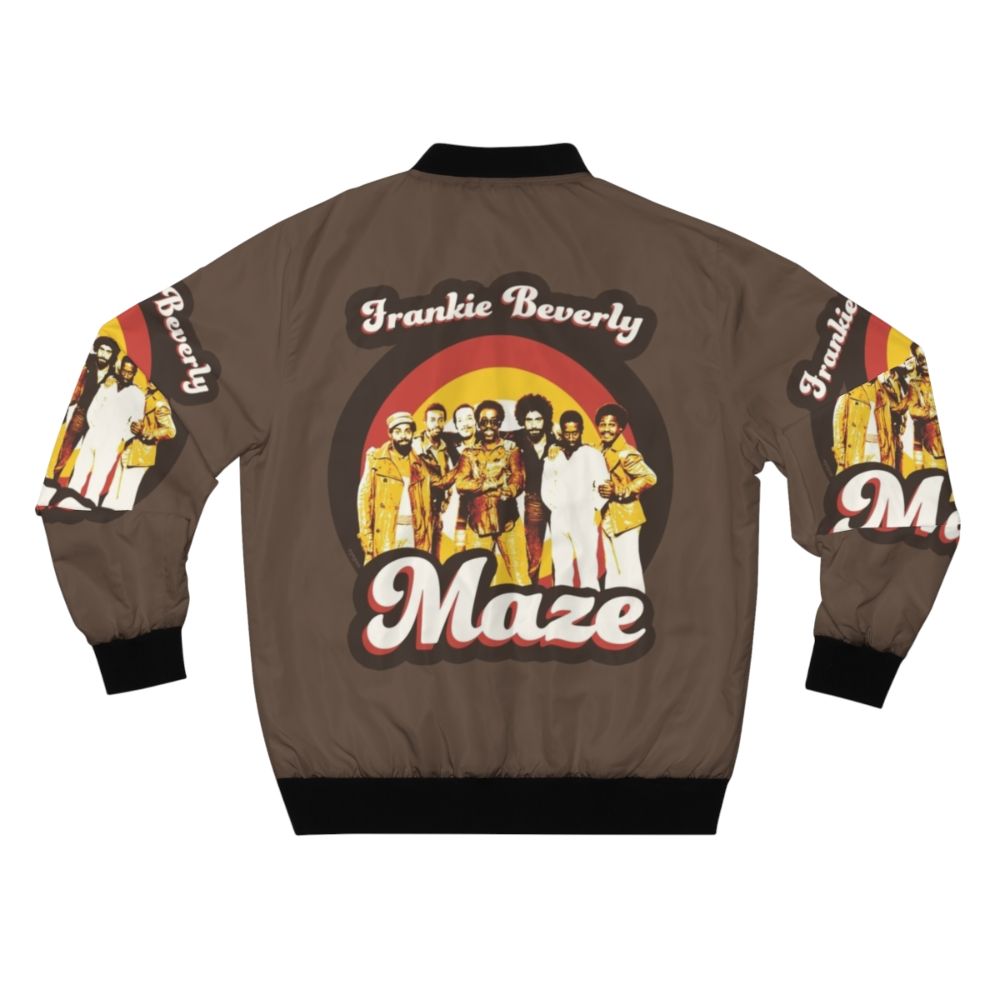 Frankie Beverly and Maze 70s Funky Soul Bomber Jacket - Back