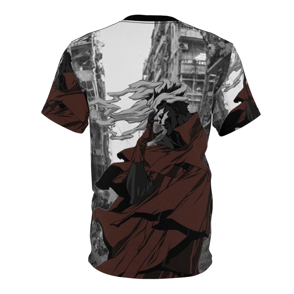 Ergo Proxy inspired anime-style all-over-print t-shirt - Back