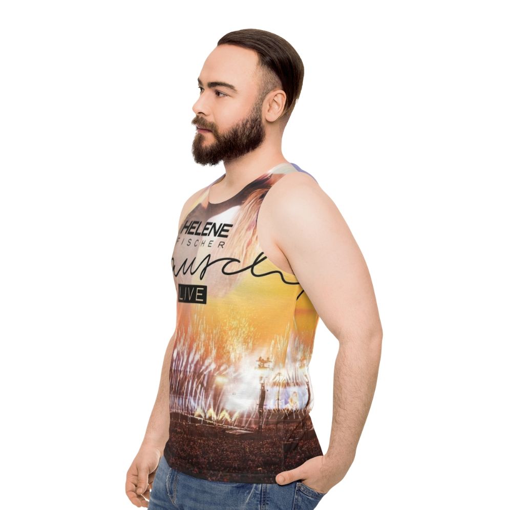 Helene Fischer Concert Unisex Tank Top - men side