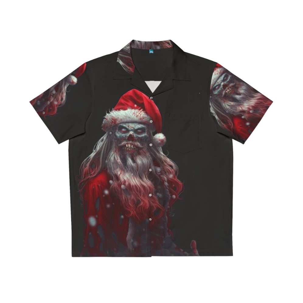 Zanta Claws Zombie Santa Hawaiian Christmas Shirt