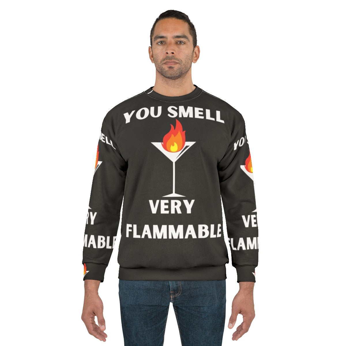 "You Smell Very Flammable" David Rose Quote Schitt's Creek Sweatshirt - men