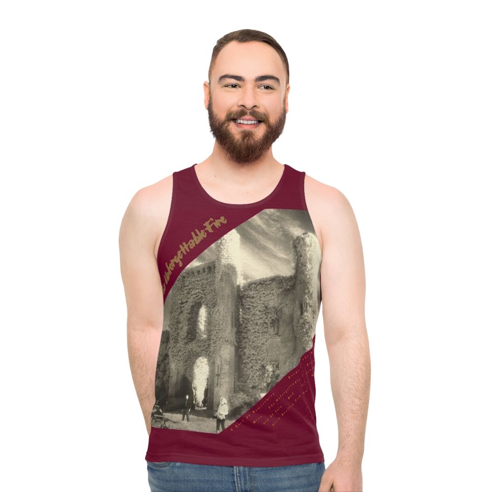 Unisex U2 tank top with "A Fire In Slane" design - men