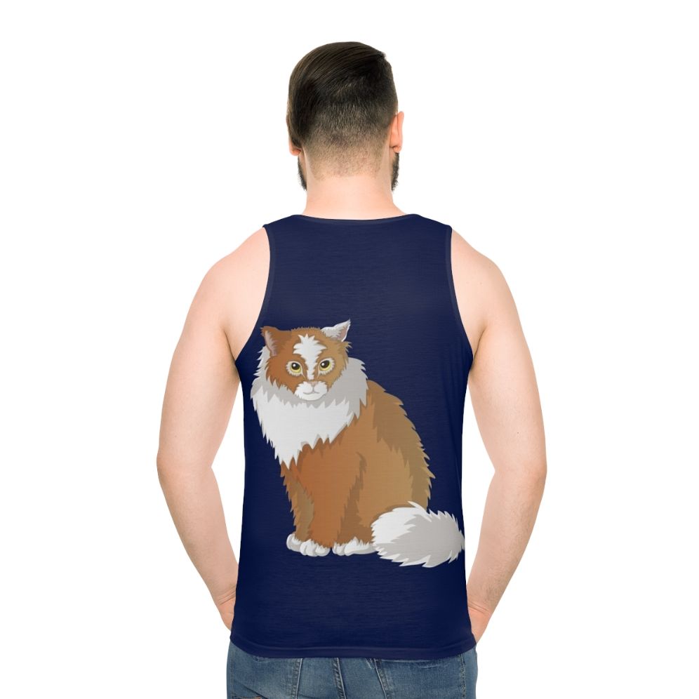 Legendary Burmese Cat Unisex Tank Top - men back