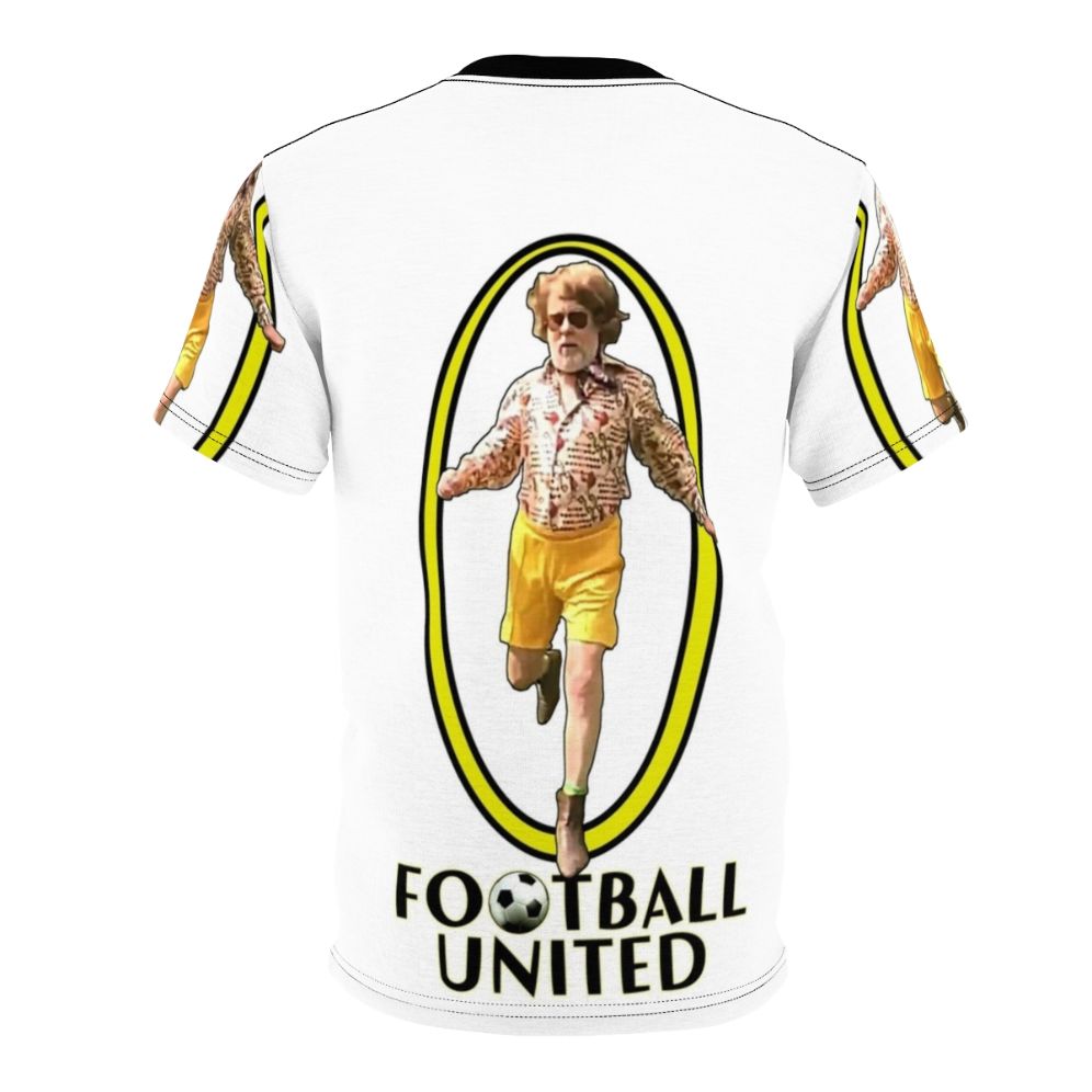 Vic Reeves-inspired football t-shirt with a humorous design - Back