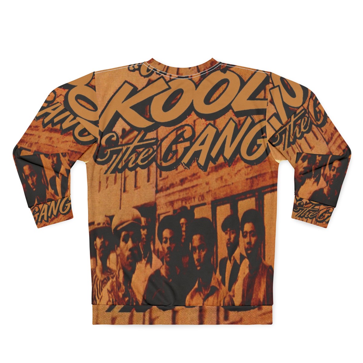 Retro Kool Gang Music Inspired Sweatshirt - Back