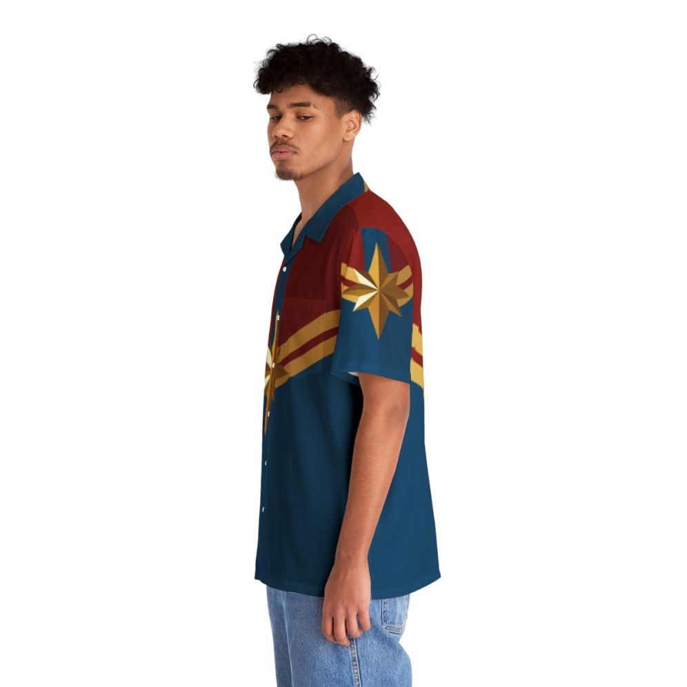 Captain Marvel Hawaiian Shirt Costume - People Left