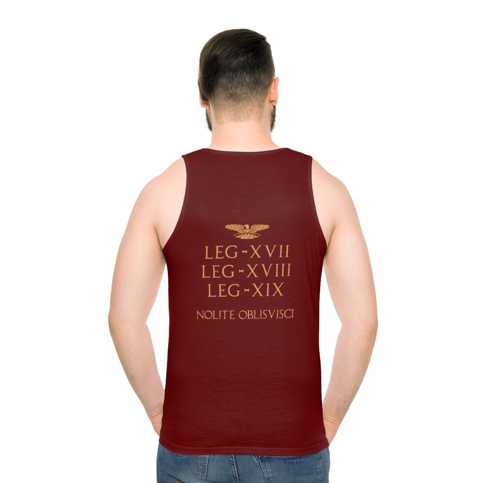 Roman Legions Unisex Tank Top - Teutoburg Forest Battle - men back