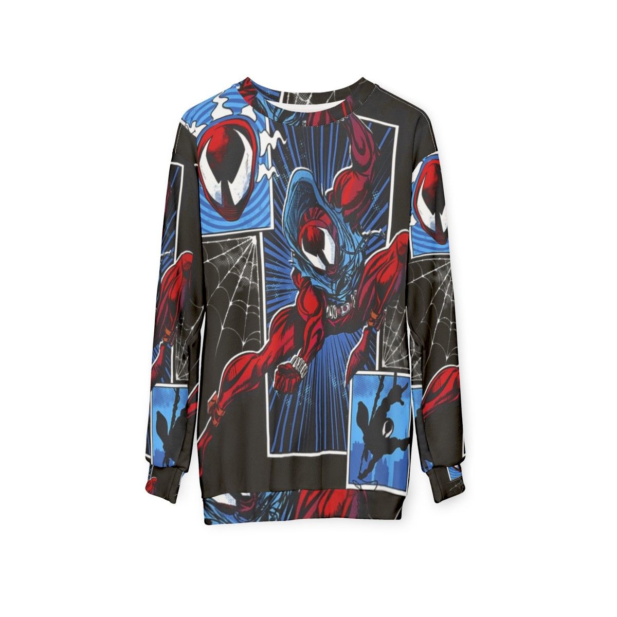 Ben Reilly Spiderverse Superhero Sweatshirt - hanging