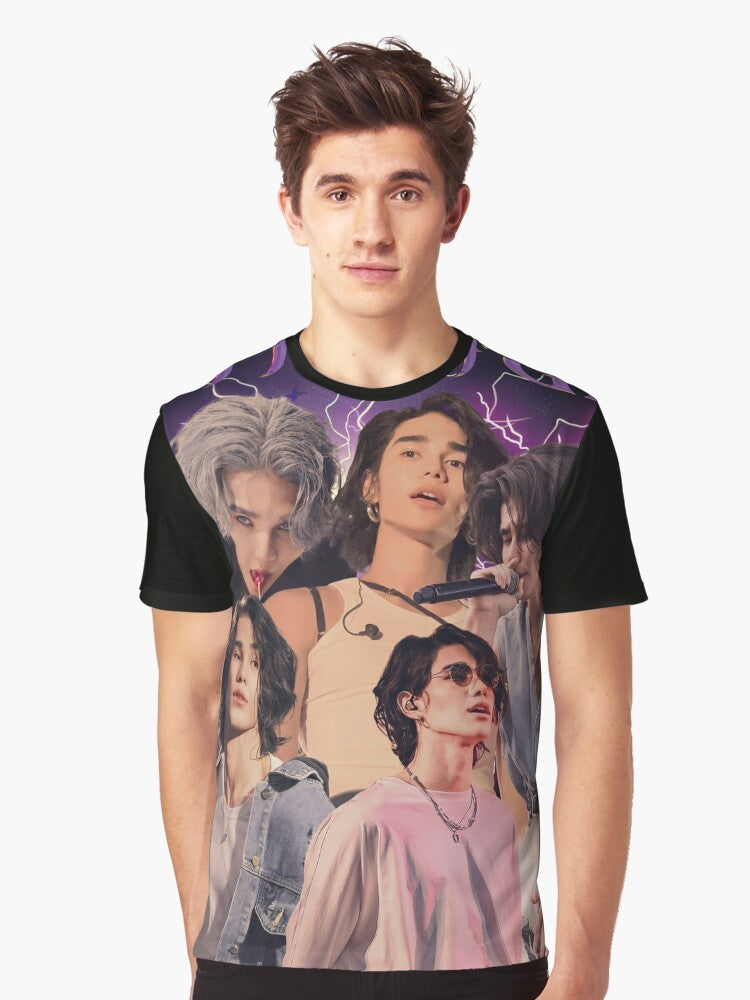 Graphic t-shirt featuring Thai BL actor and singer Jeff Satur - Men