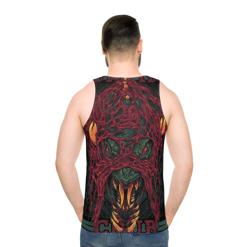 Unisex Hunting Club Vaal Monster Hunter Tank Top - men back