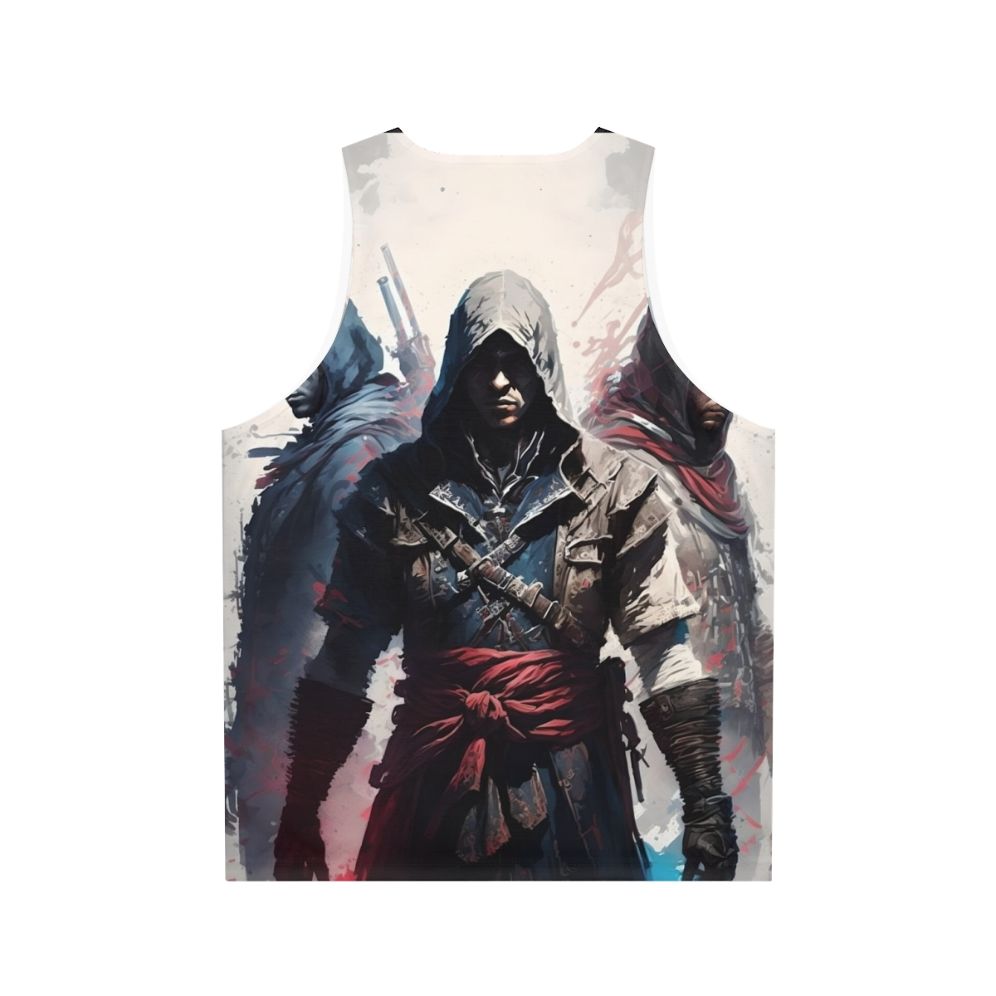 Assassins Creed Video Game Unisex Tank Top - Back