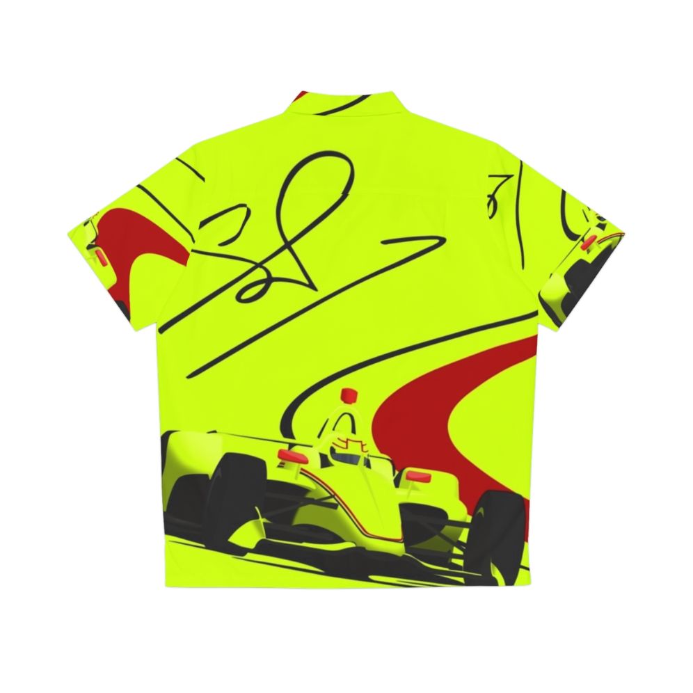 Simon Pagenaud 2019 Indy 500 Winner Signature Hawaiian Shirt - Back