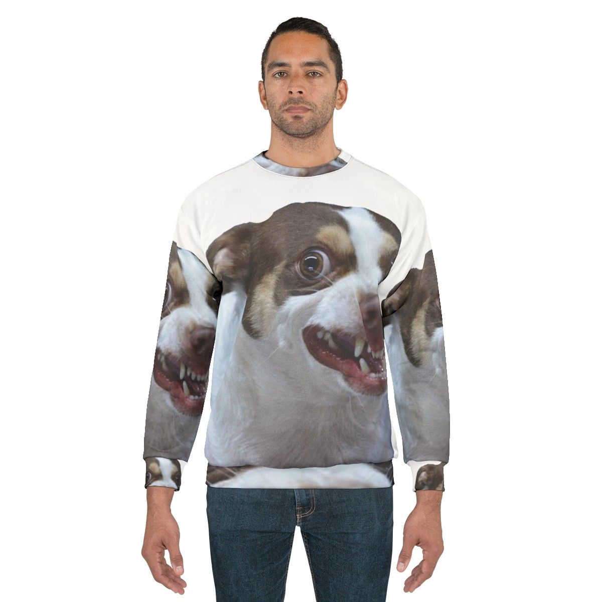 Mr Bubz Chihuahua Meme Funny Dog Sweatshirt - men