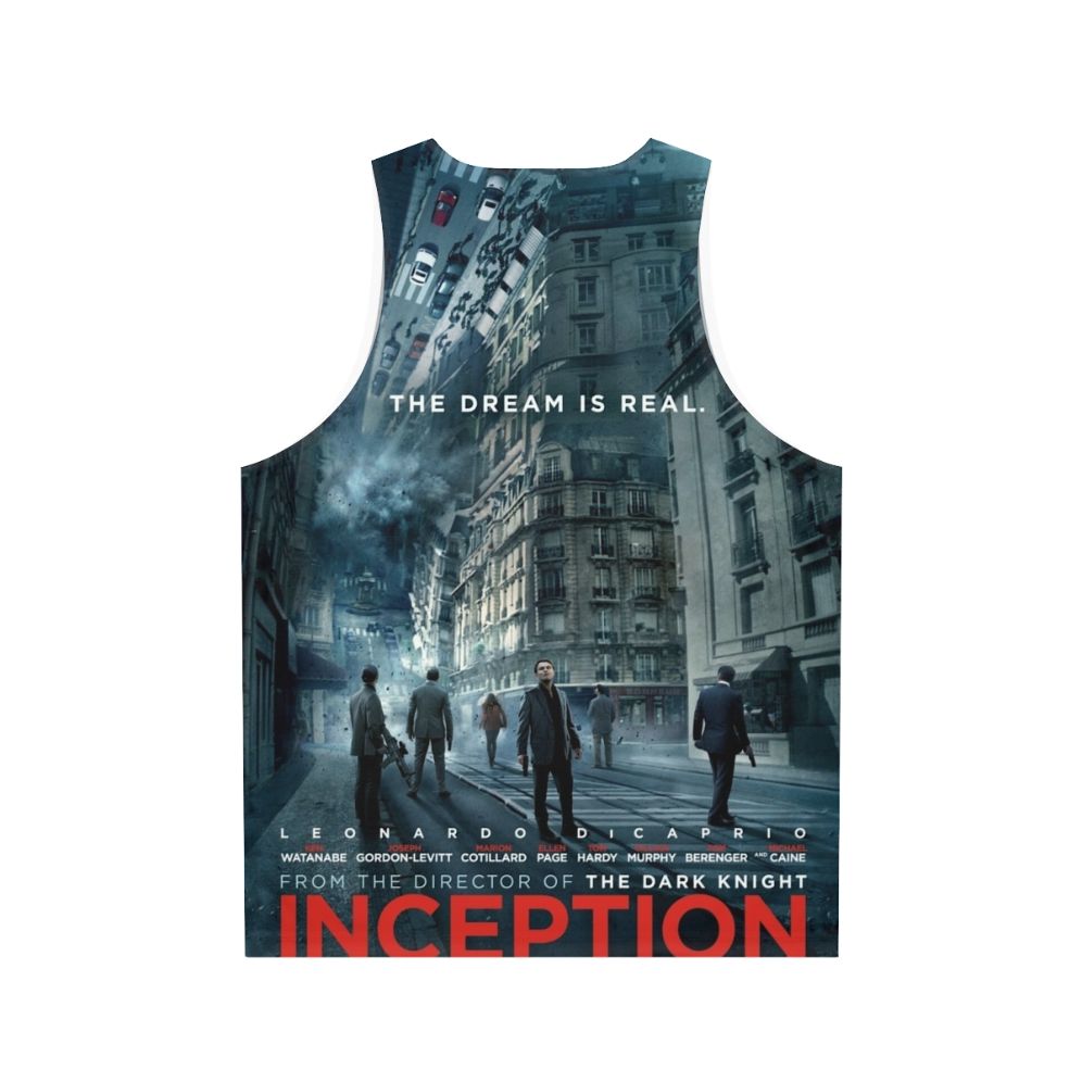 Unisex tank top inspired by the movie Inception - Back