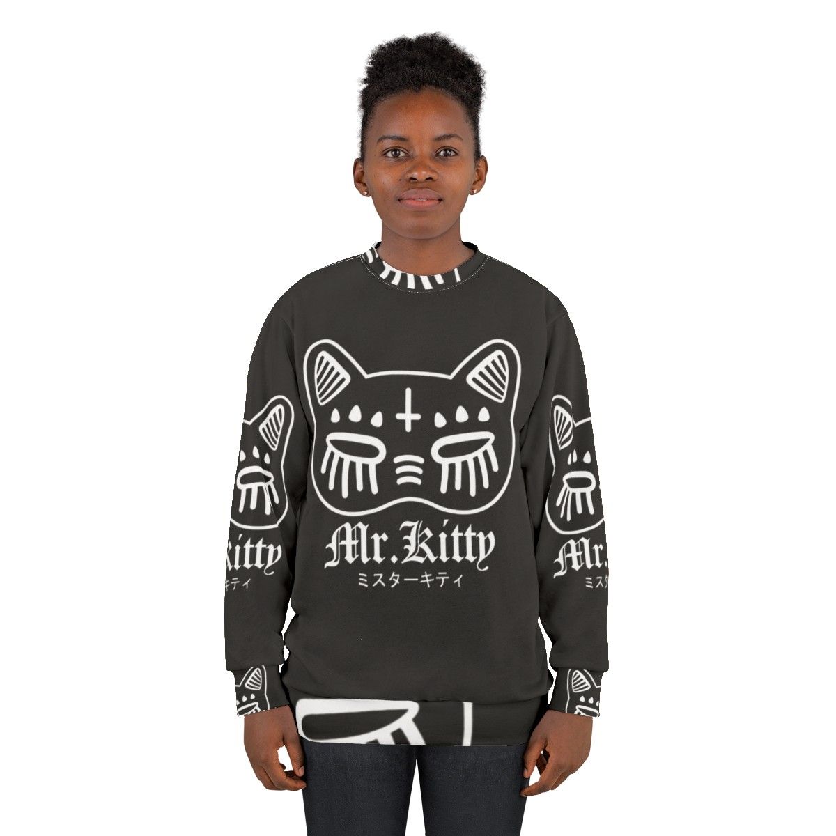 Kitty Graphic Sweatshirt - women