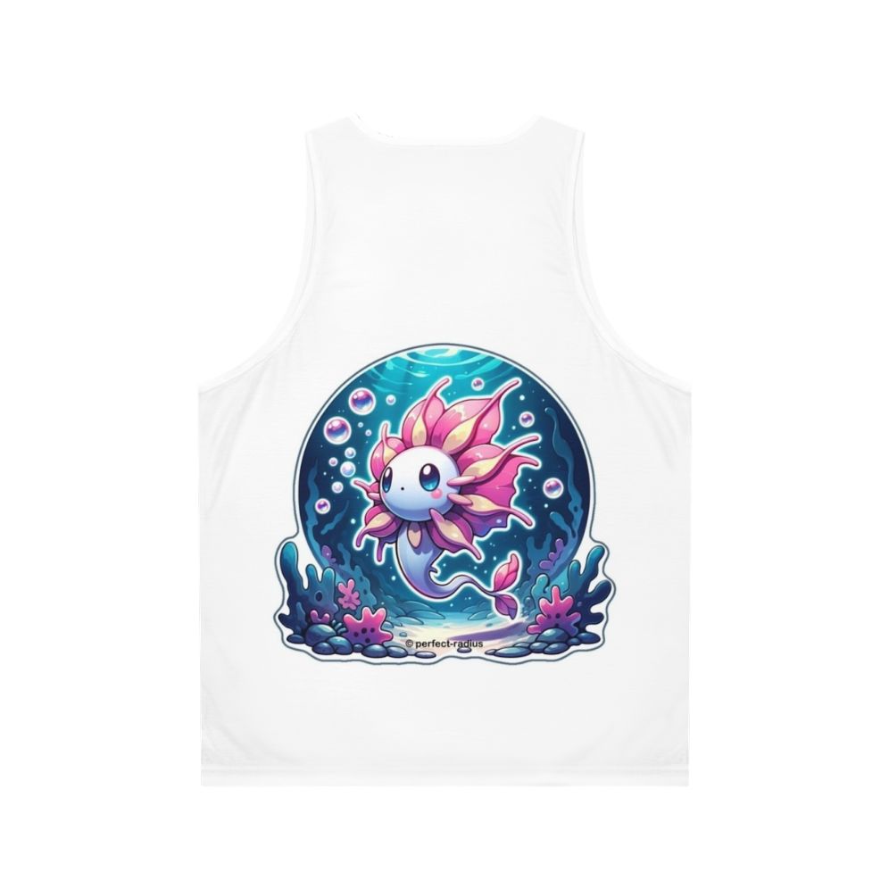 Whimsical fantasy petal fish tank top - Back