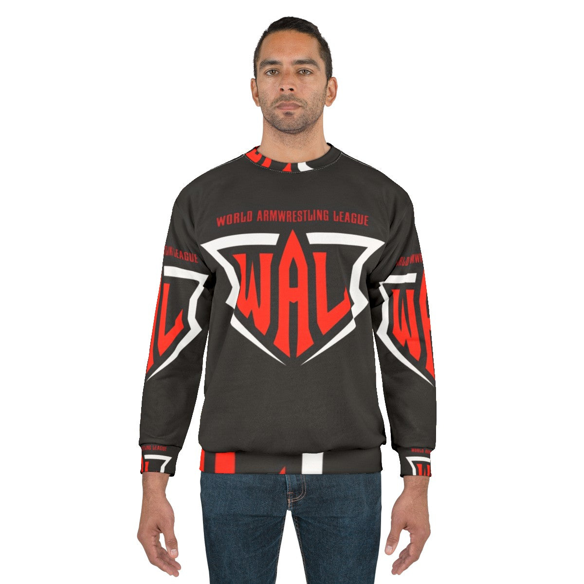 Wal Tees Arm Wrestling Sweatshirt for Champions - men