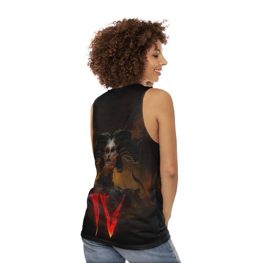 Diablo 4 Lilith Unisex Tank Top - women back