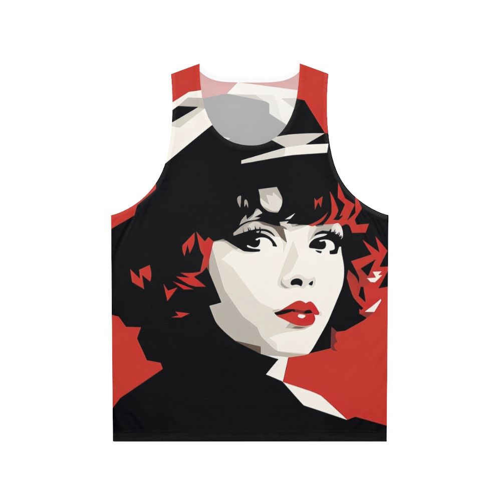 Minimalist Clara Bow Unisex Tank Top