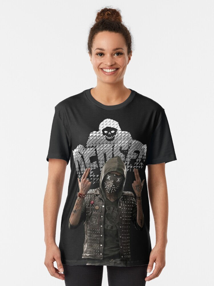 Wrench graphic t-shirt with Watchdogs 2 design - Women