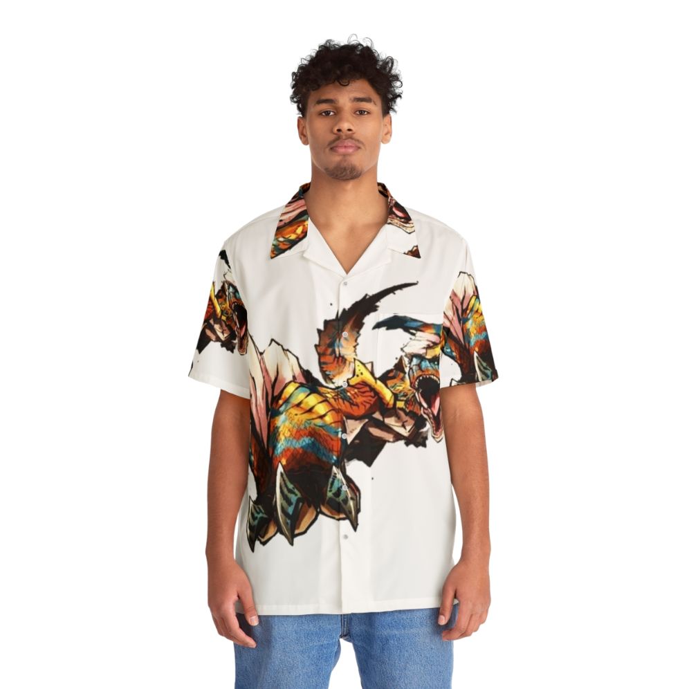 Absolute Power Tigrex Monster Hunter Hawaiian Shirt - Lifestyle