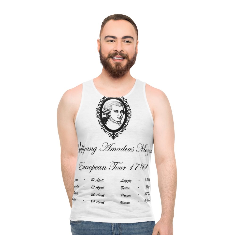 Wolfgang Amadeus Mozart European Tour 1789 Unisex Tank Top - men